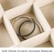 Acrylic Jewelry Organizer Earring Organizer Box with 5 Drawers Earring Holder Organizer with Velvet Trays Clear Jewelry Box for Women Earring Display for Rings Studs(Beige)